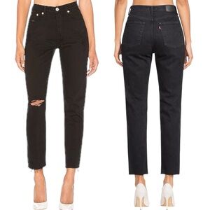 Levi’s Premium Wedgie High Rise Jeans W30 Black Dessert